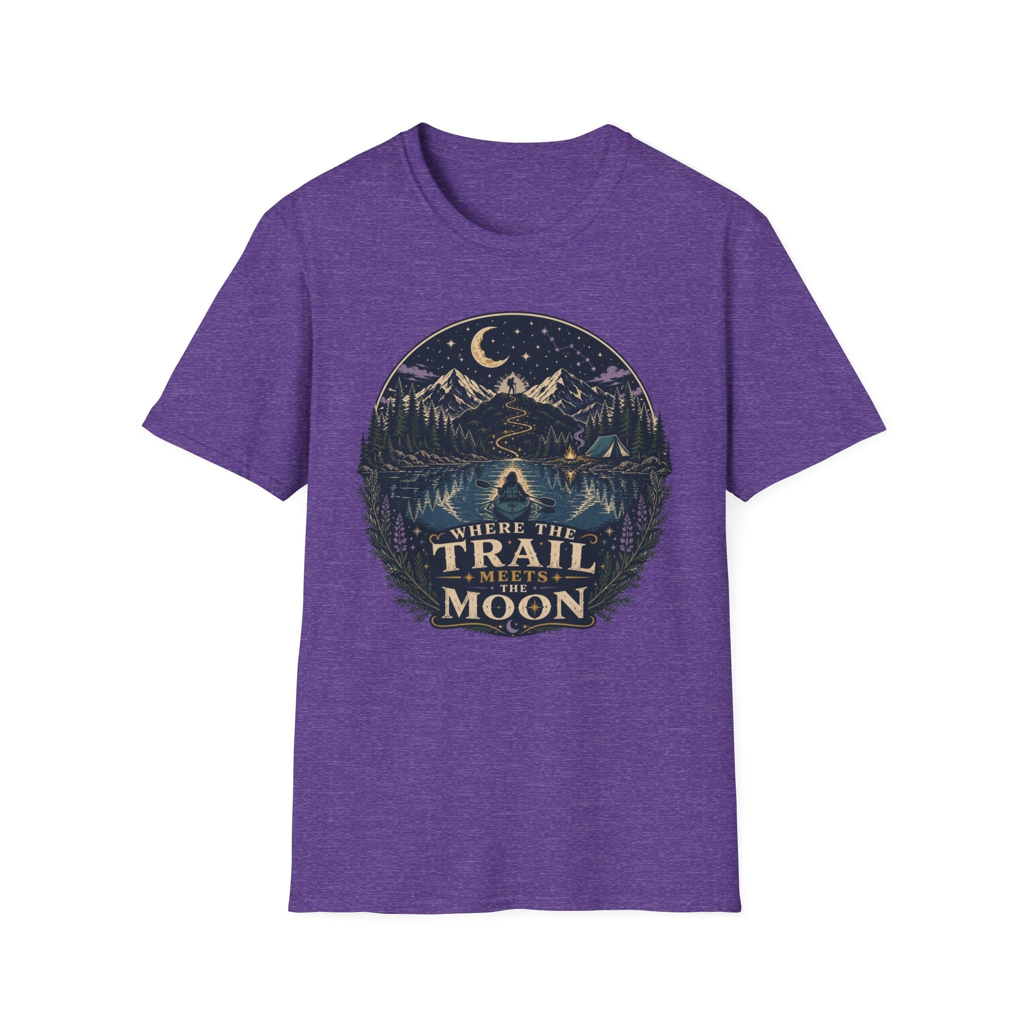 Where the Trail Meets the Moon T‑Shirt