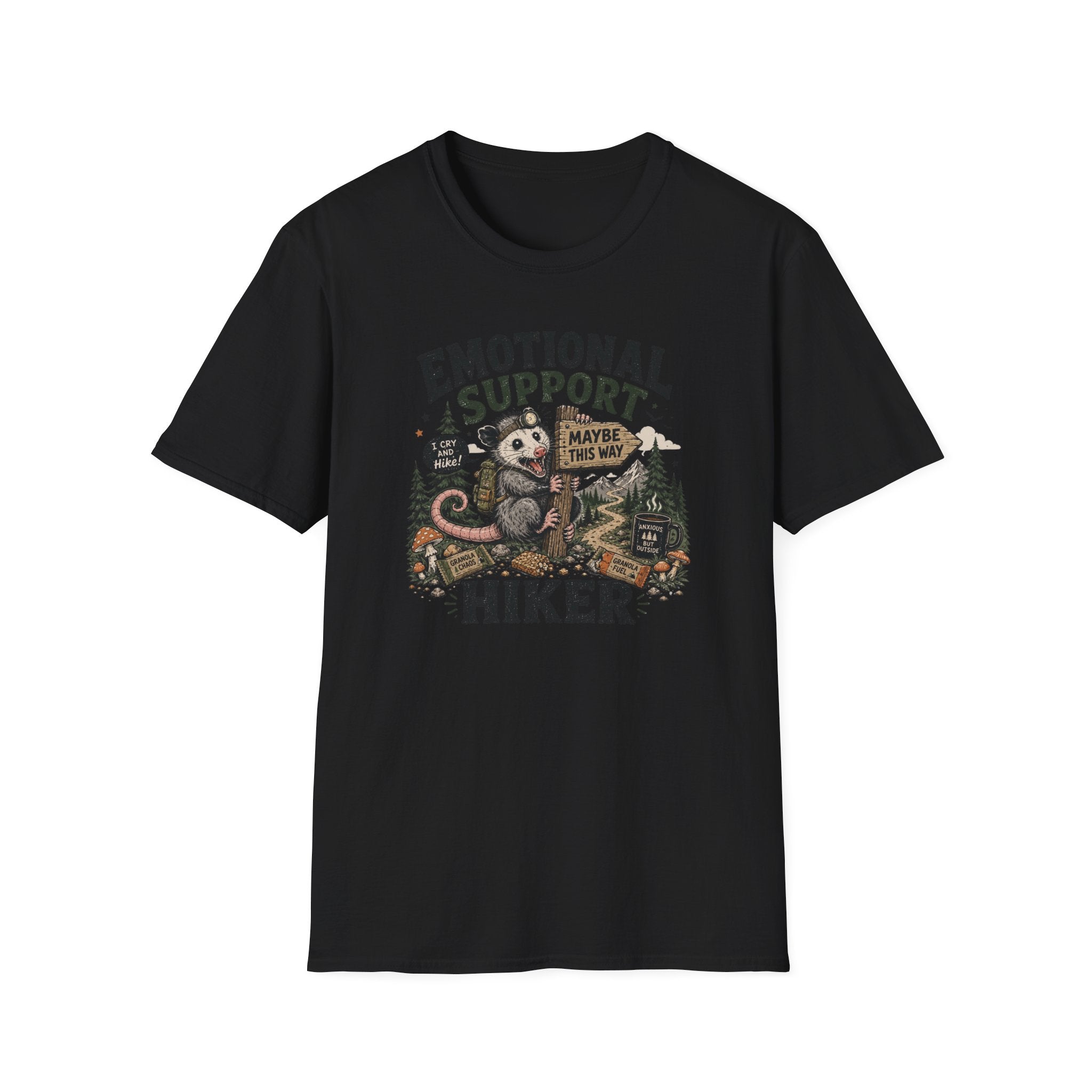 Emotional Support Hiker T‑Shirt