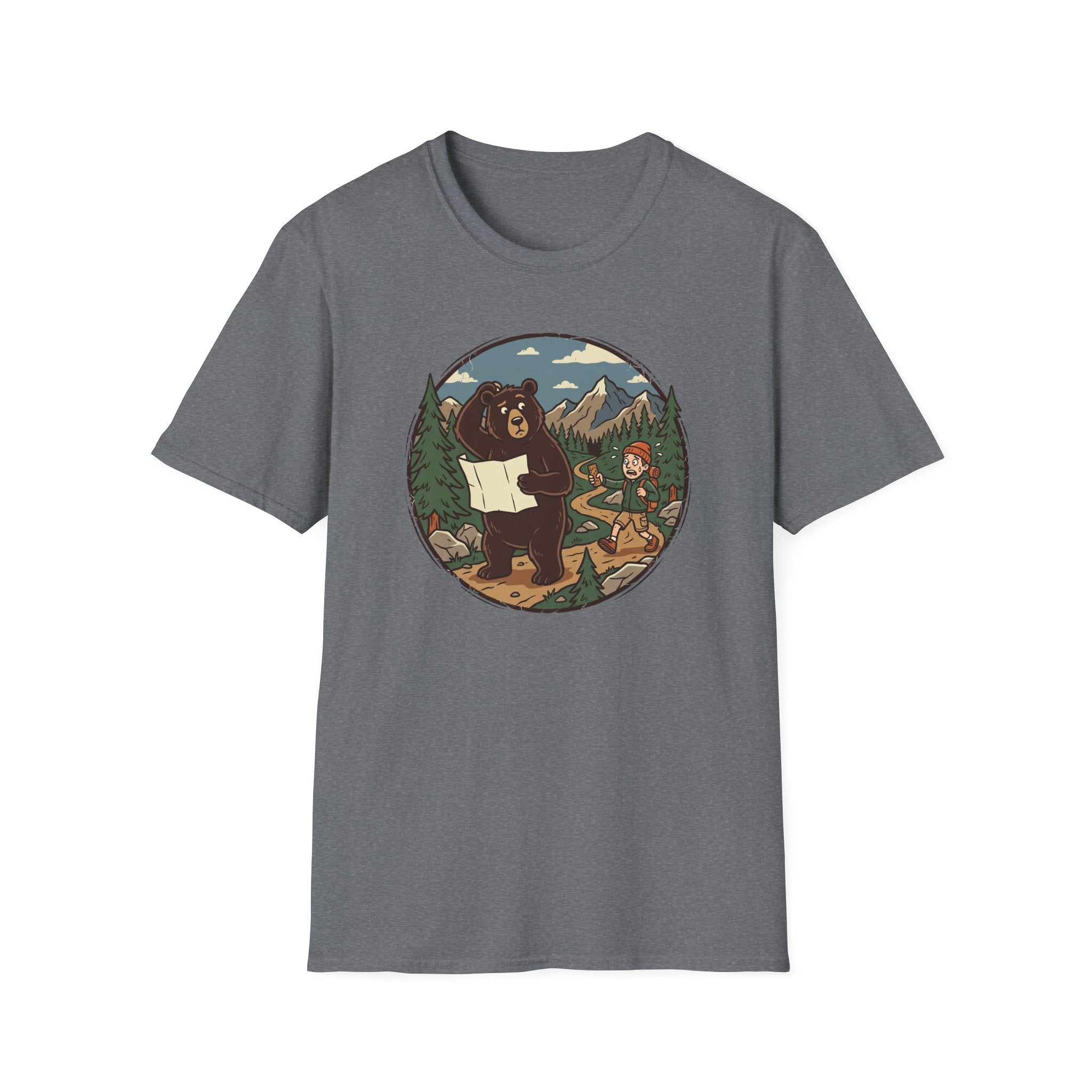Bear Map Confusion T‑Shirt