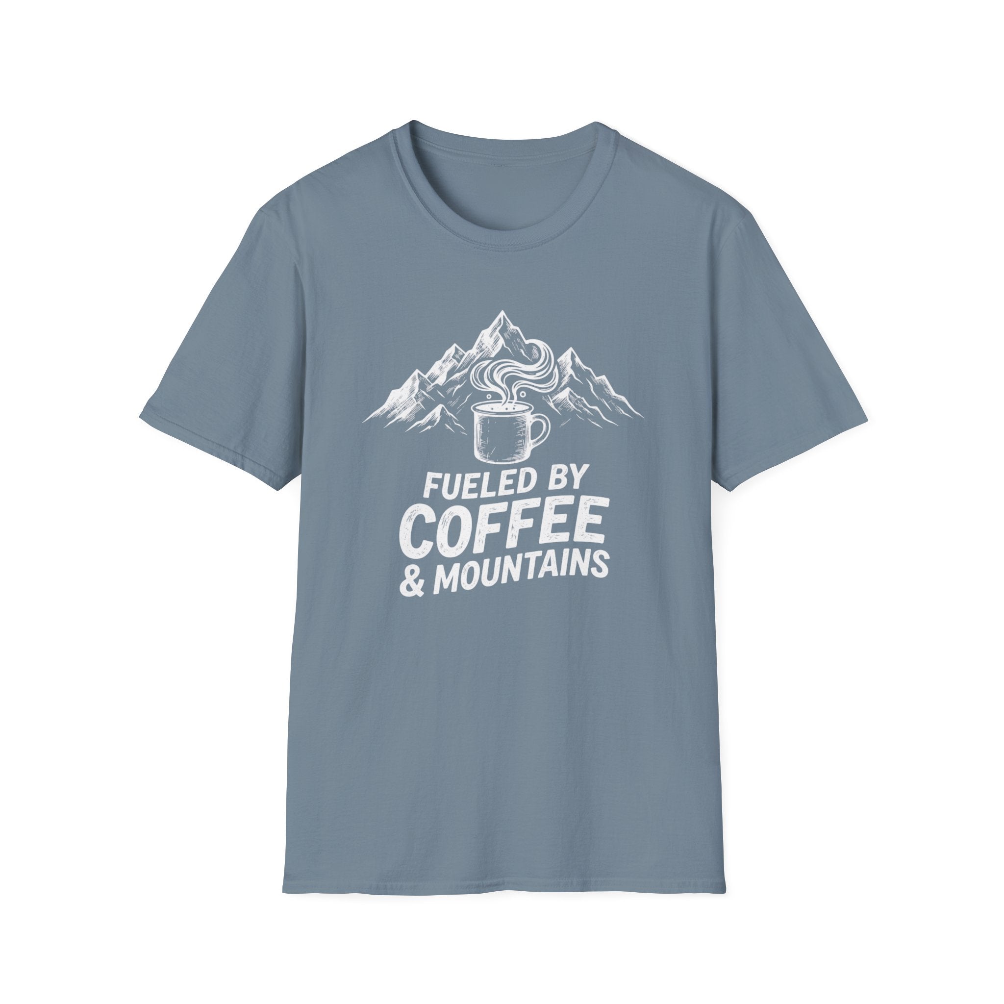Fueled by Coffee & Mountains T‑Shirt