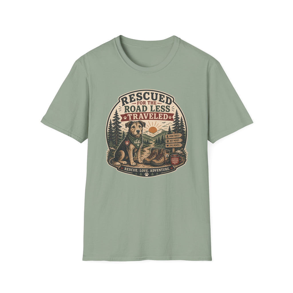 Rescued for the Road Less Traveled T‑Shirt