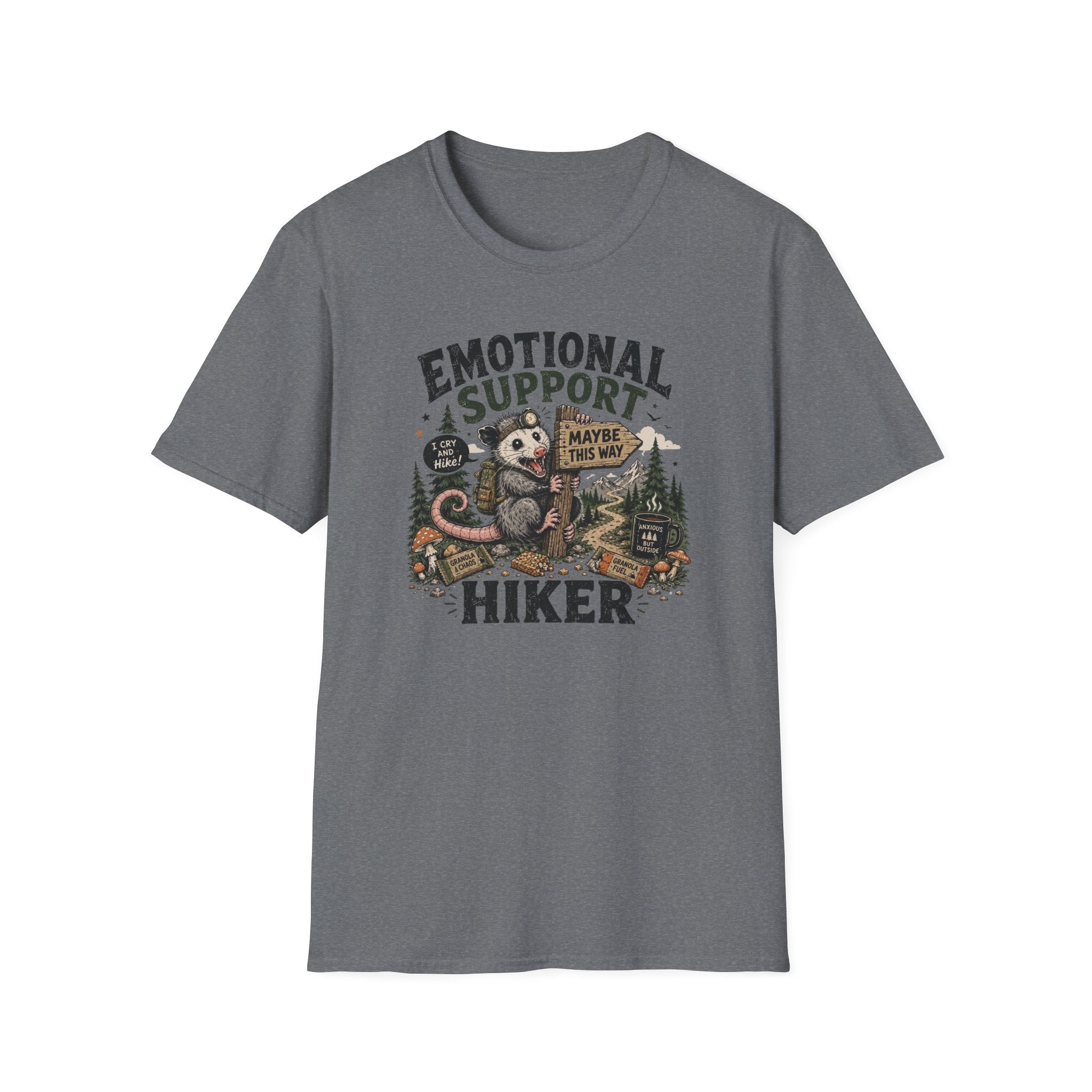 Emotional Support Hiker T‑Shirt