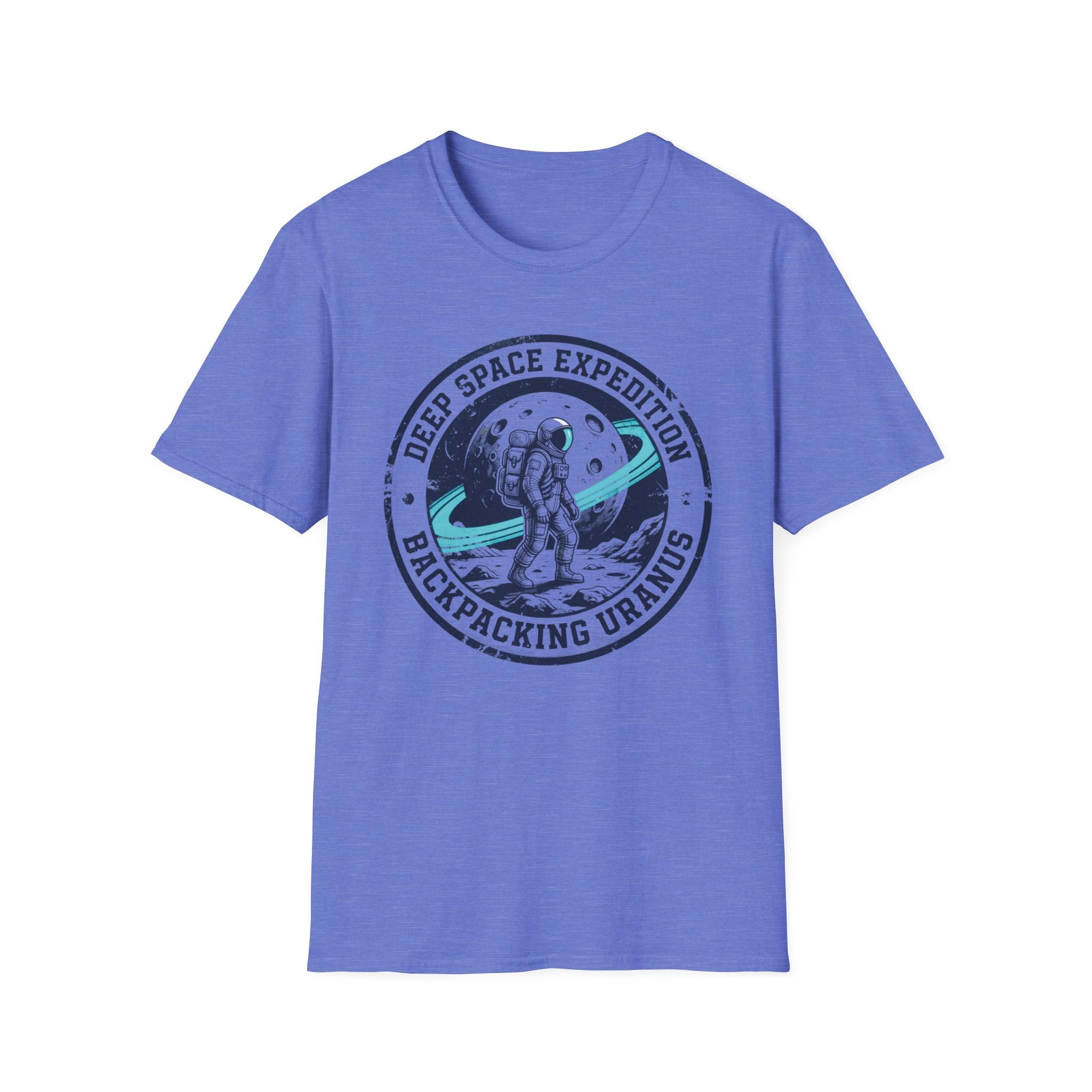 Deep Space Expedition Backpacking Uranus T‑Shirt