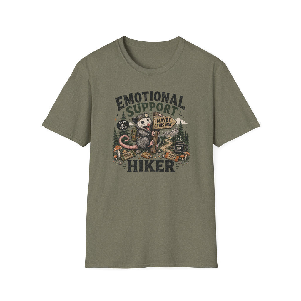 Emotional Support Hiker T‑Shirt