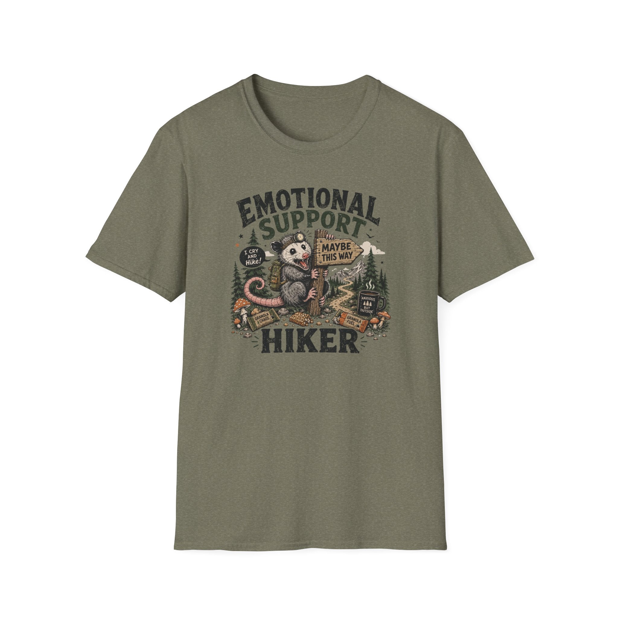 Emotional Support Hiker T‑Shirt