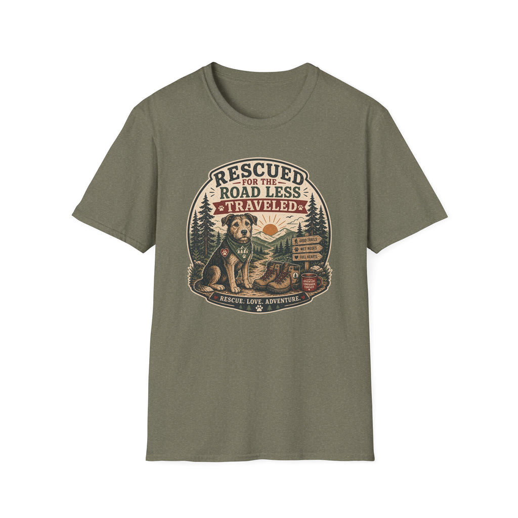 Rescued for the Road Less Traveled T‑Shirt