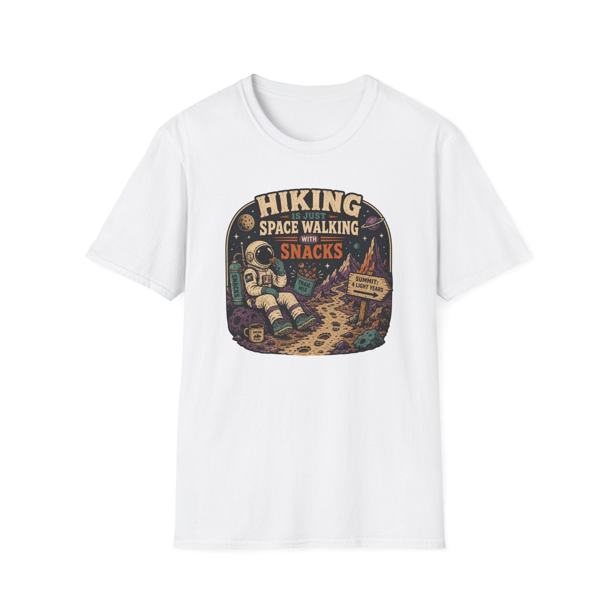 Hiking is Just Space Walking T‑Shirt