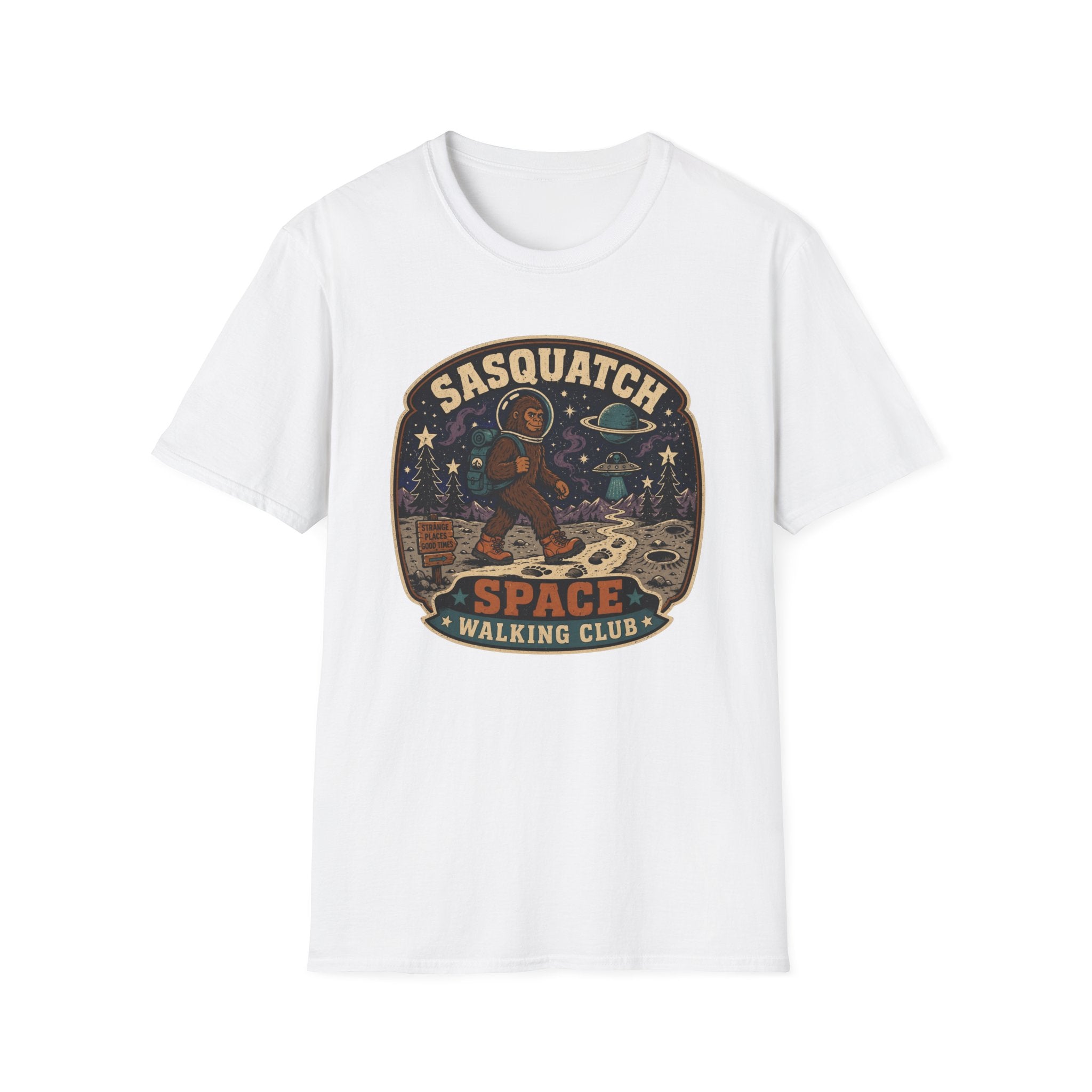 Sasquatch Space Walking Club T‑Shirt