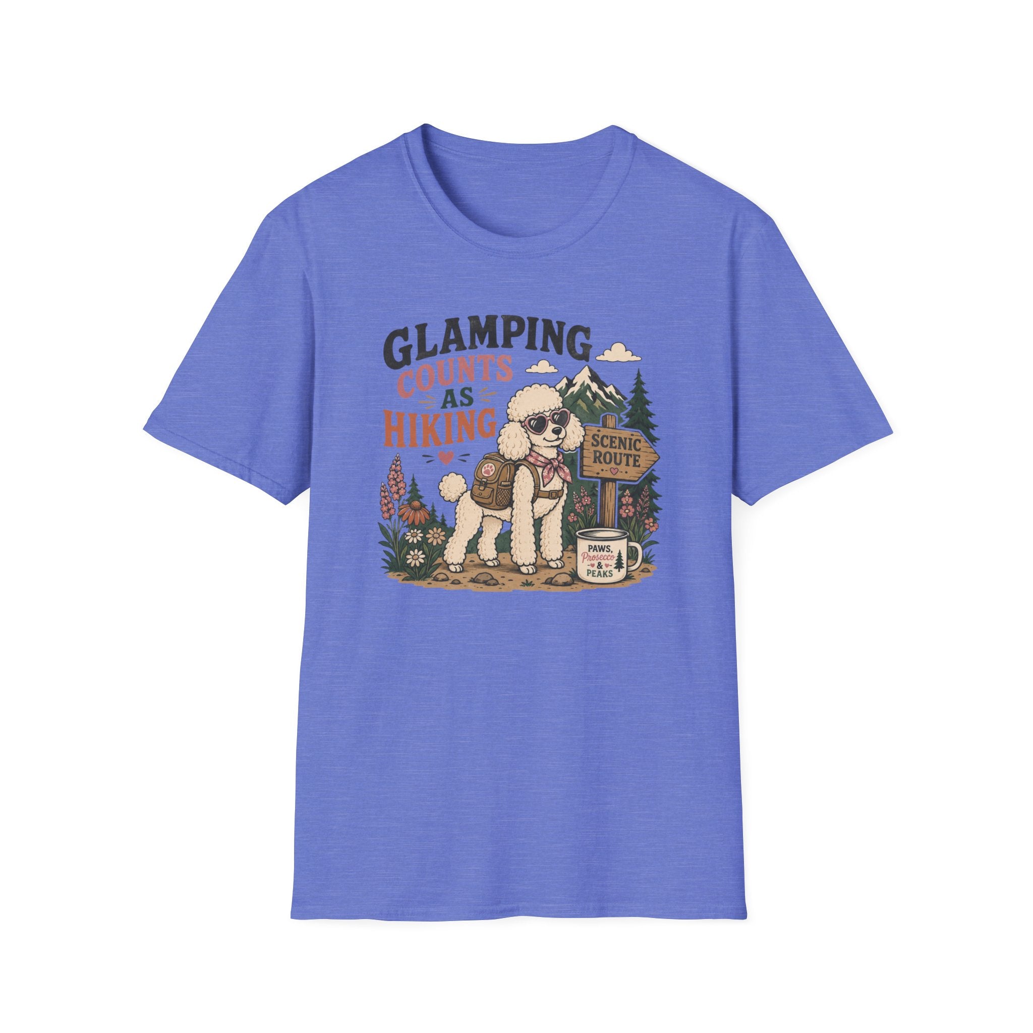 Glamping Counts as Hiking T‑Shirt
