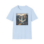 Hiker Next to Waterfall T‑Shirt