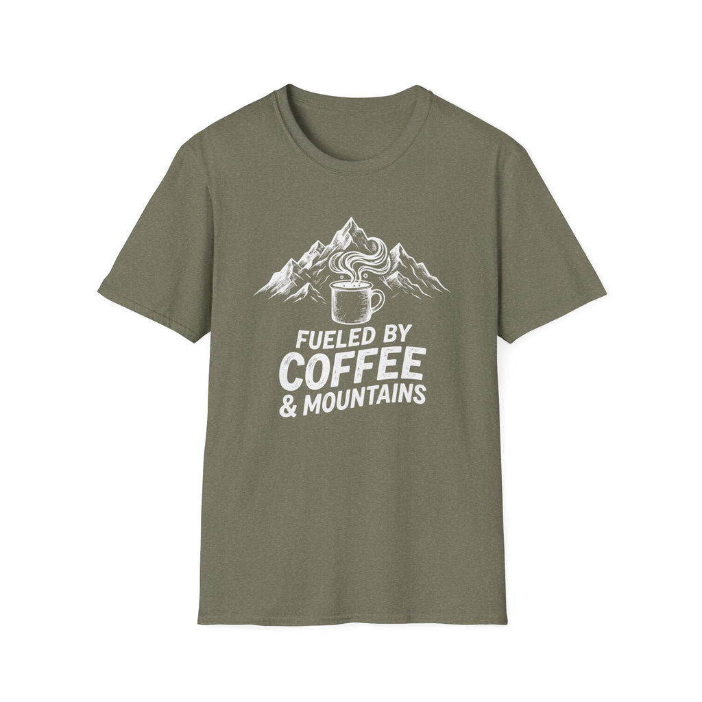 Fueled by Coffee & Mountains T‑Shirt