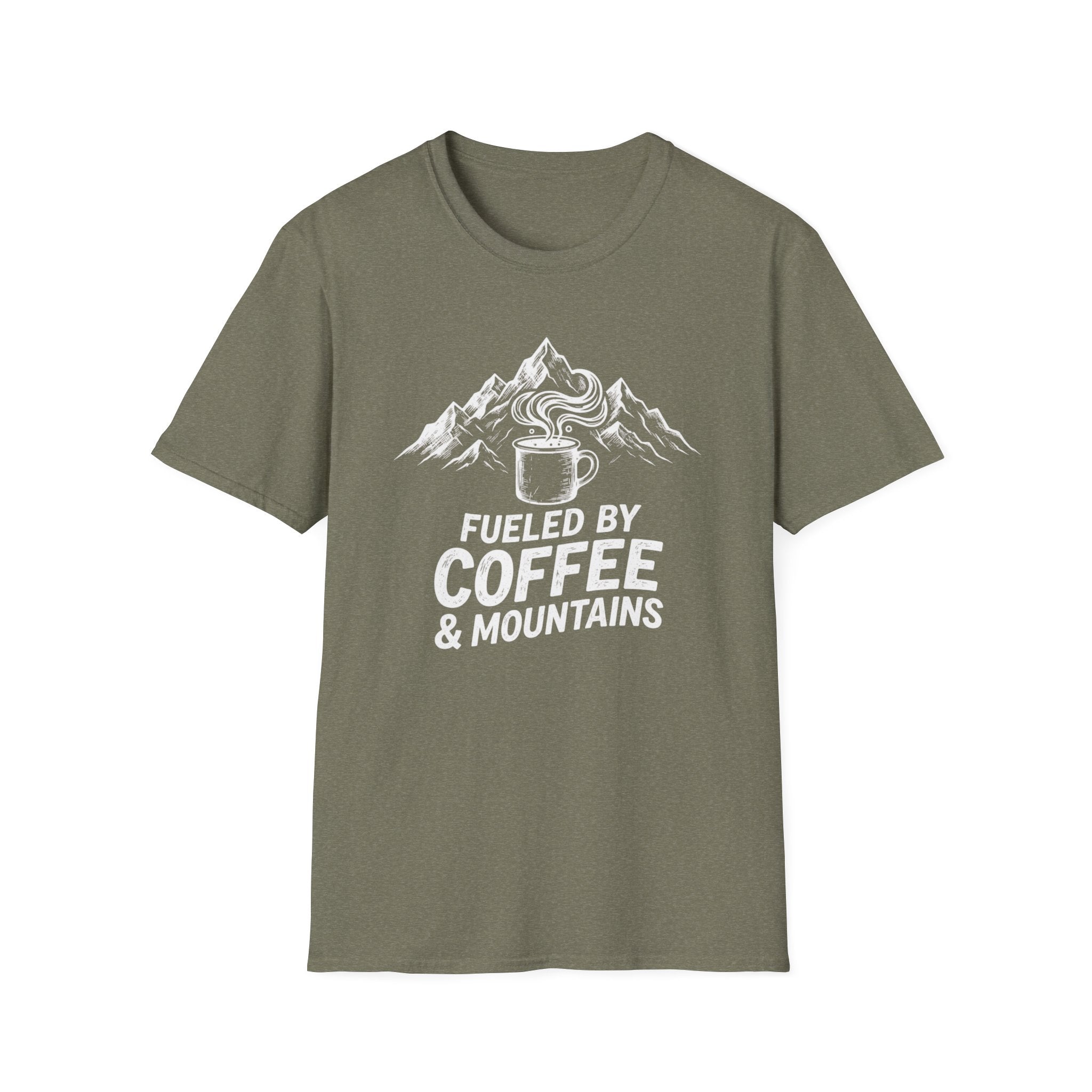 Fueled by Coffee & Mountains T‑Shirt
