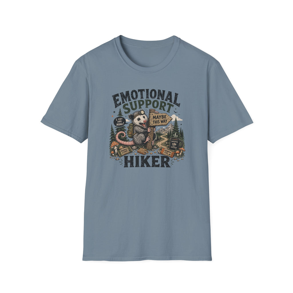 Emotional Support Hiker T‑Shirt