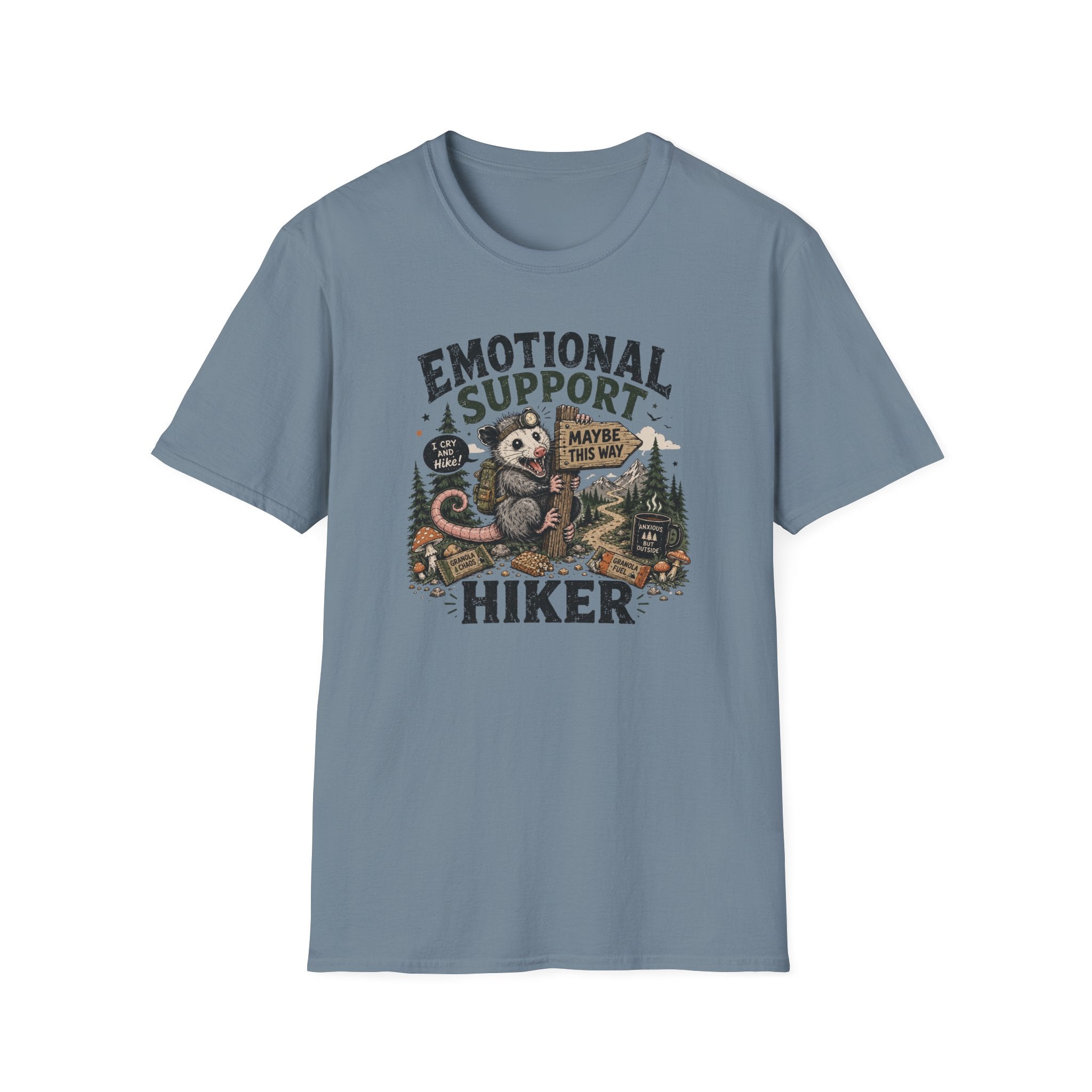 Emotional Support Hiker T‑Shirt