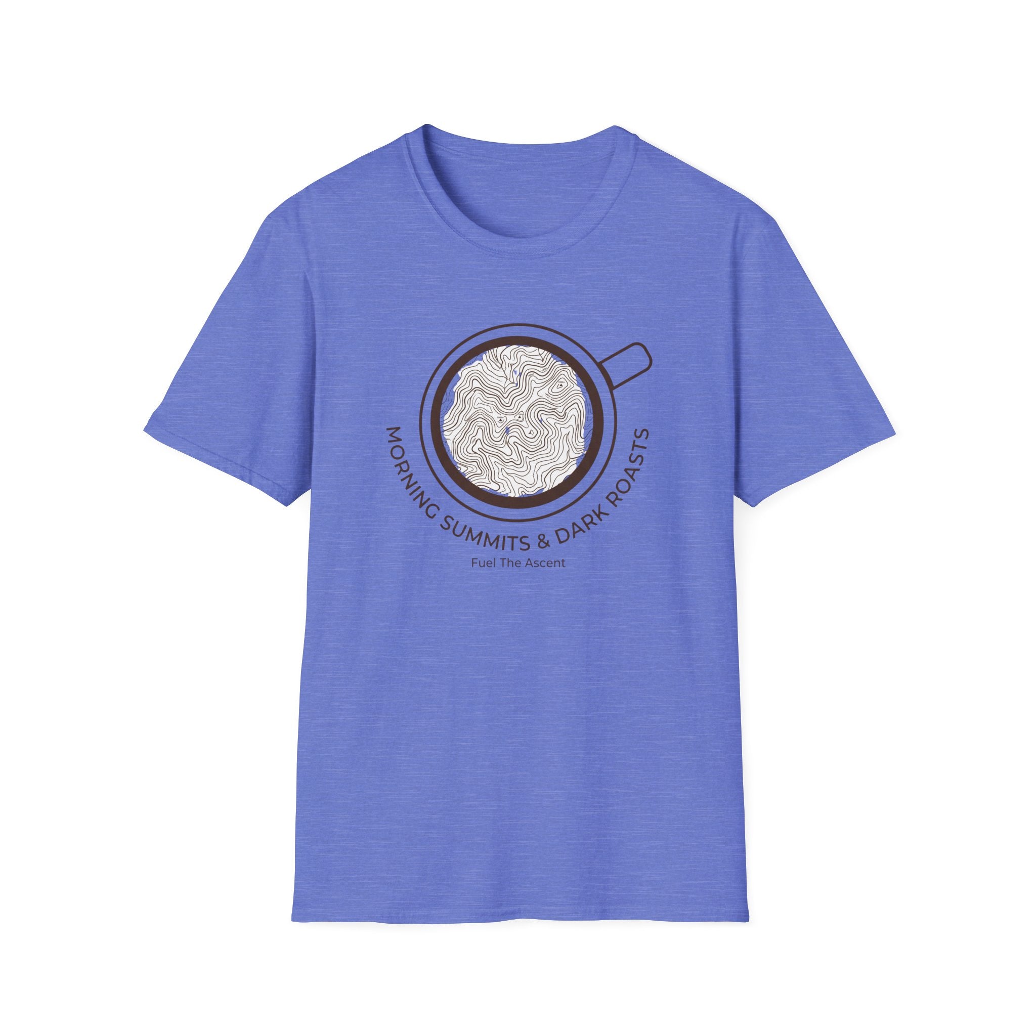 Morning Summits and Dark Roasts T‑Shirt