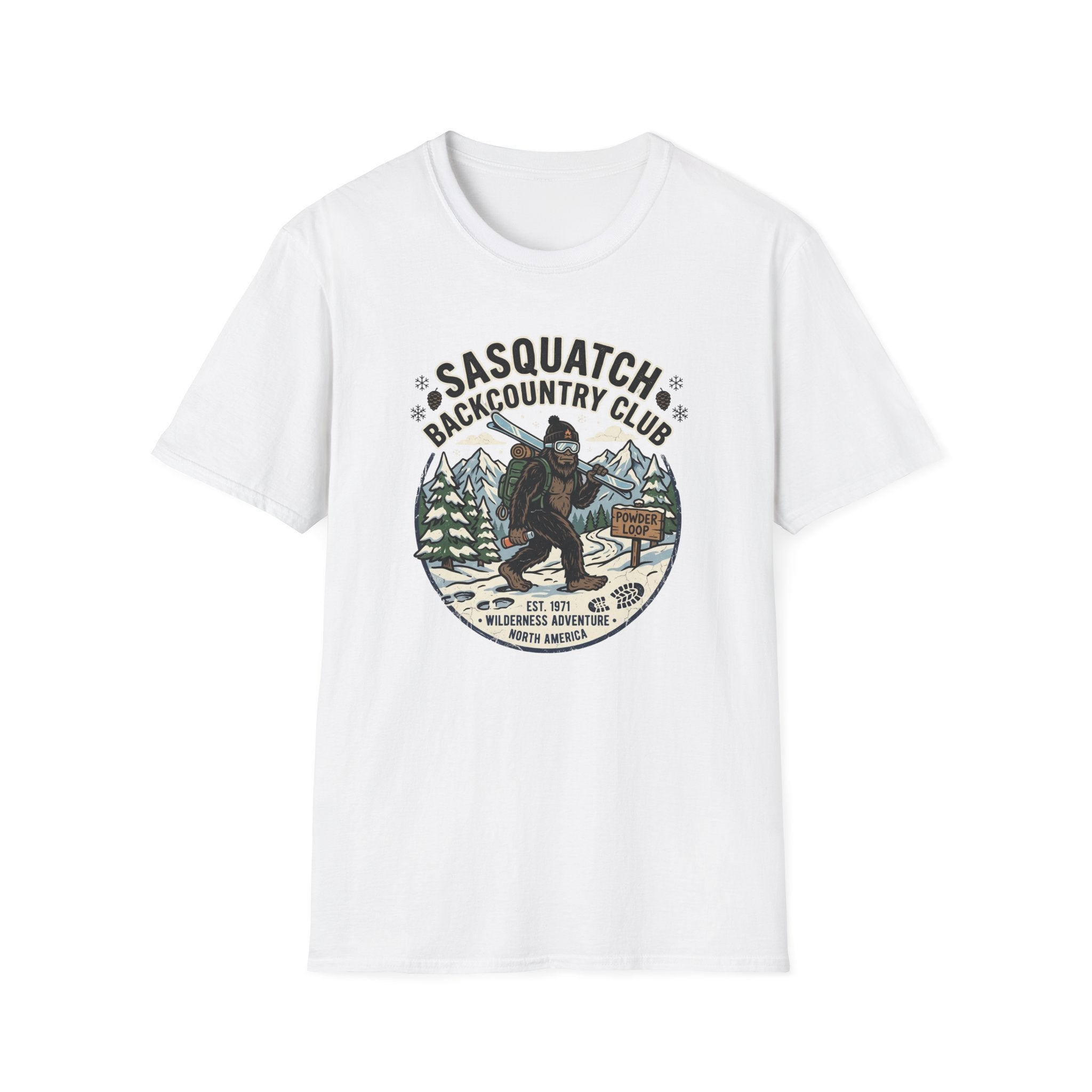 Bigfoot Backcountry Ski T‑Shirt