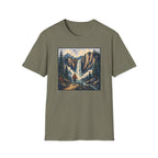 Hiker Next to Waterfall T‑Shirt