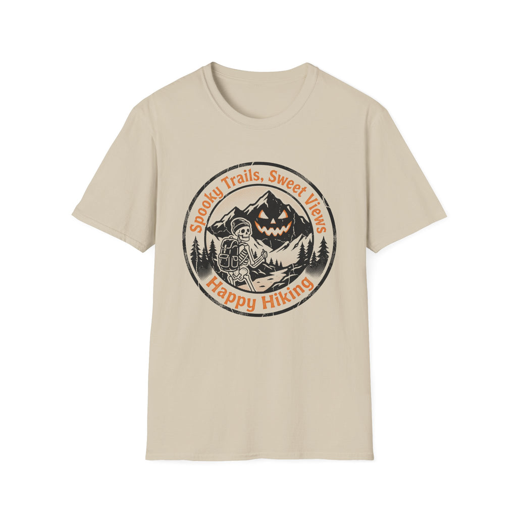 Spooky Trails, Sweet Views Happy Hiking T‑Shirt