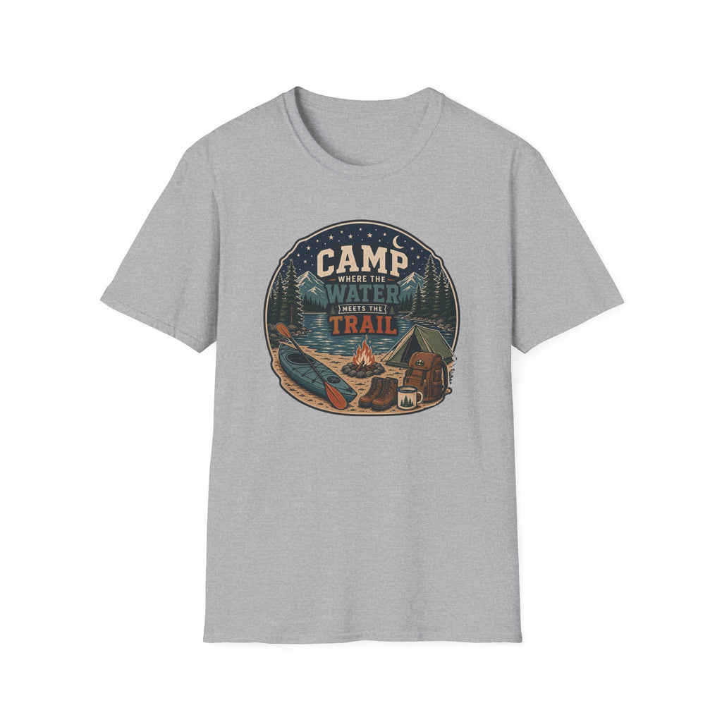 Camp Where the Water Meets the Trail T‑Shirt