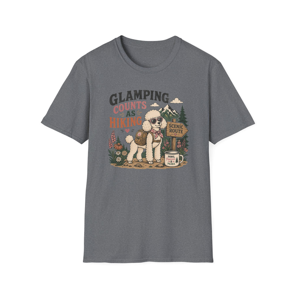 Glamping Counts as Hiking T‑Shirt