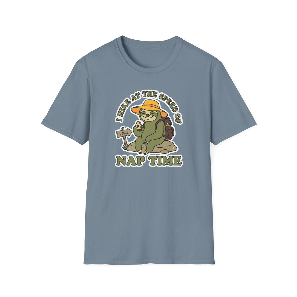 I Hike at the Speed of Nap Time T‑Shirt