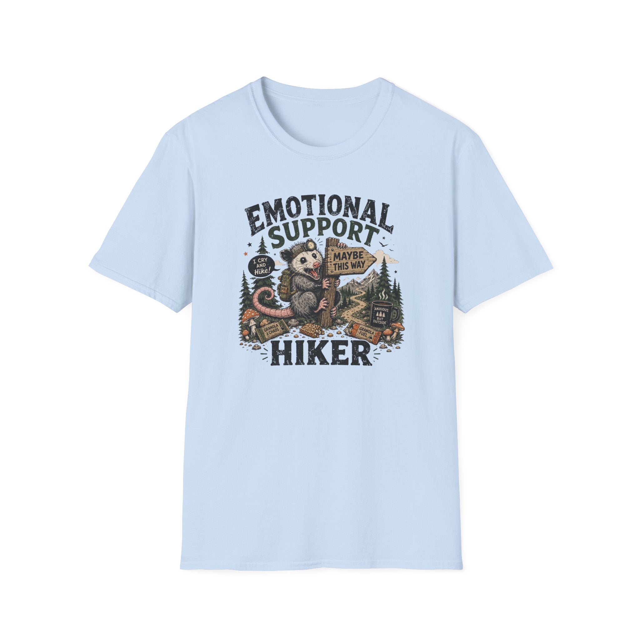 Emotional Support Hiker T‑Shirt