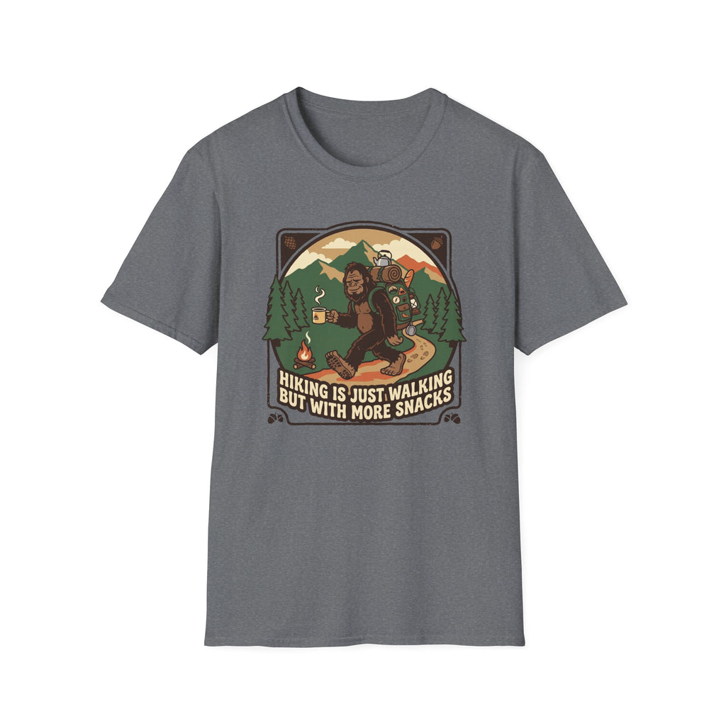 Funny Bigfoot Hiking T‑Shirt