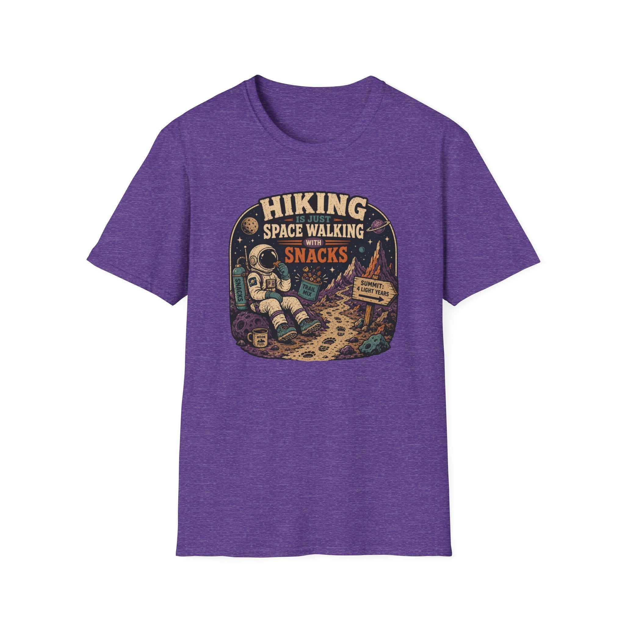 Hiking is Just Space Walking T‑Shirt