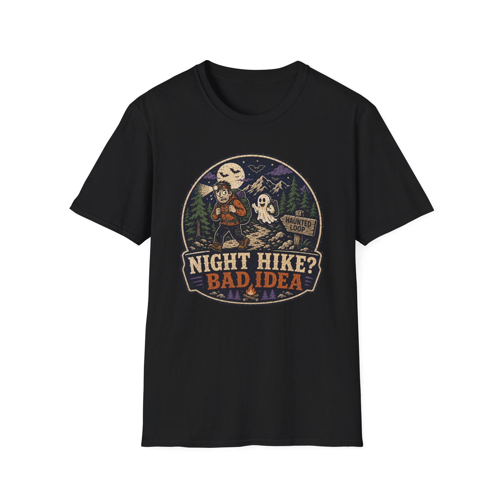 Night Hike Bad Idea T‑Shirt