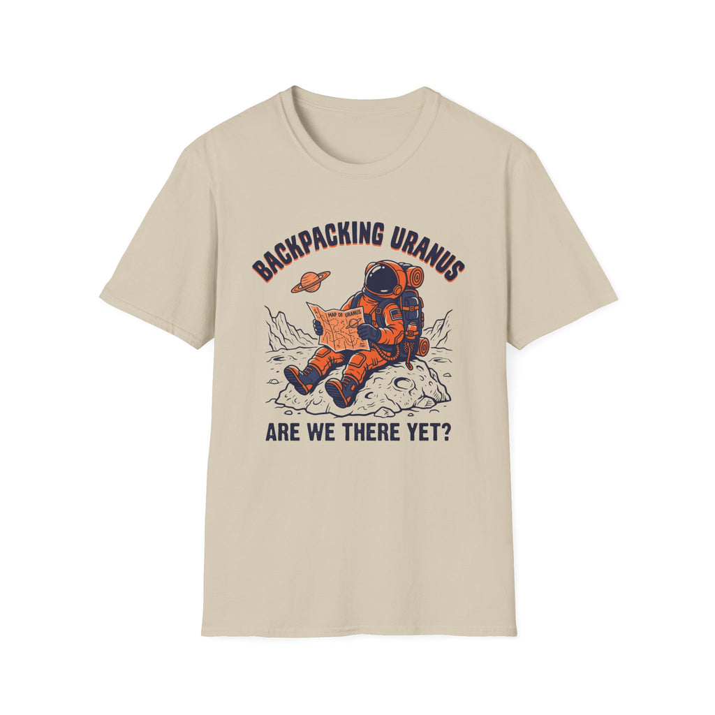Backpacking Uranus Are We There Yet T‑Shirt