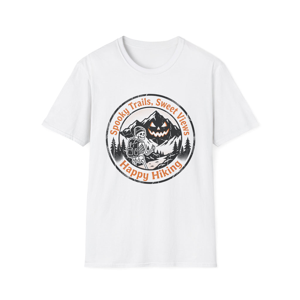 Spooky Trails, Sweet Views Happy Hiking T‑Shirt