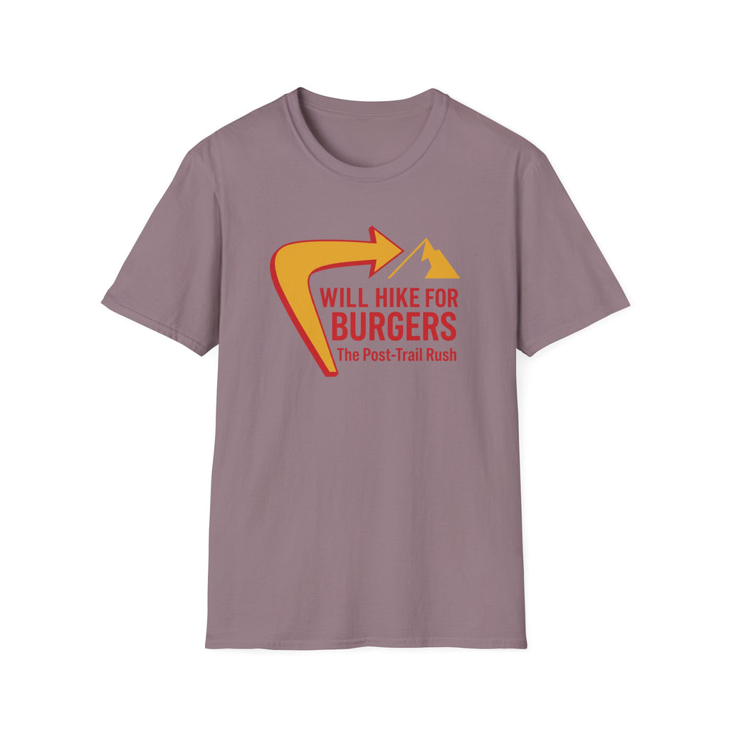 Will Hike for Burgers T‑Shirt
