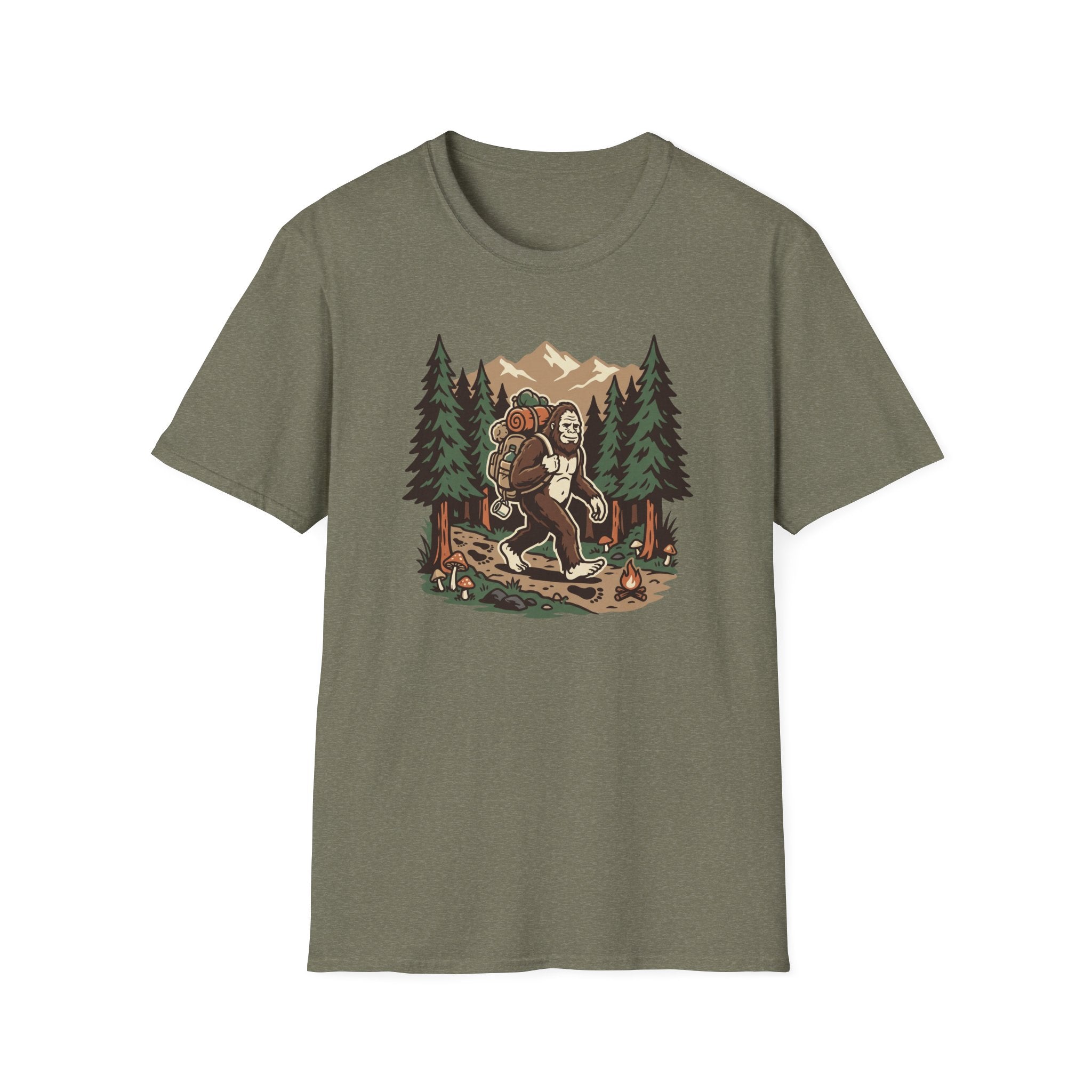 Bigfoot Trail Scene T‑Shirt