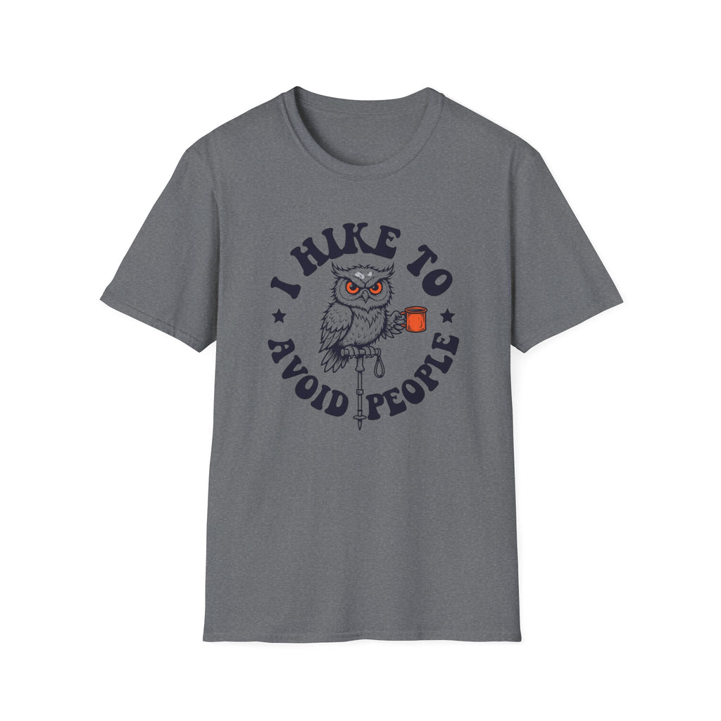 Owl I Hike to Avoid People T‑Shirt