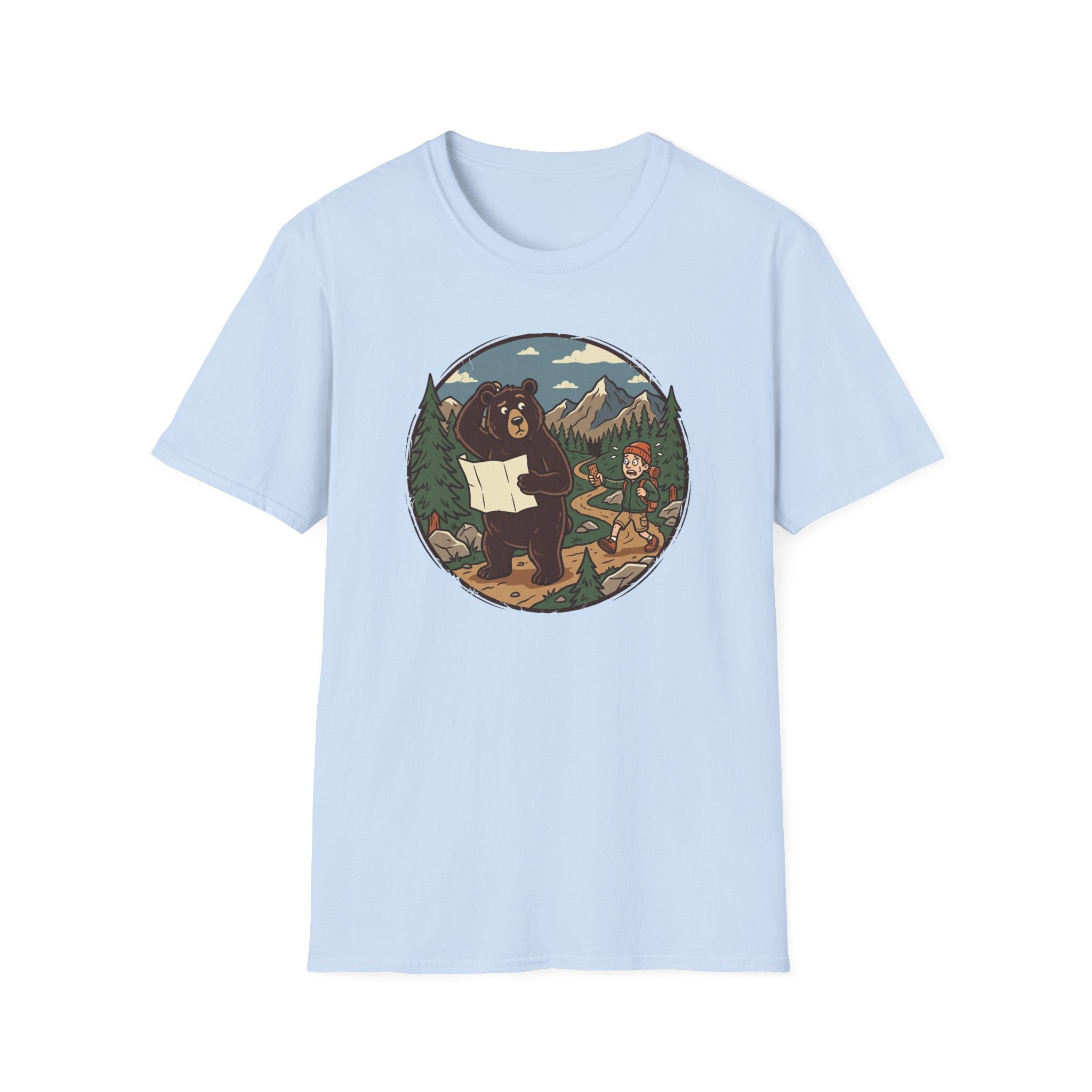 Bear Map Confusion T‑Shirt