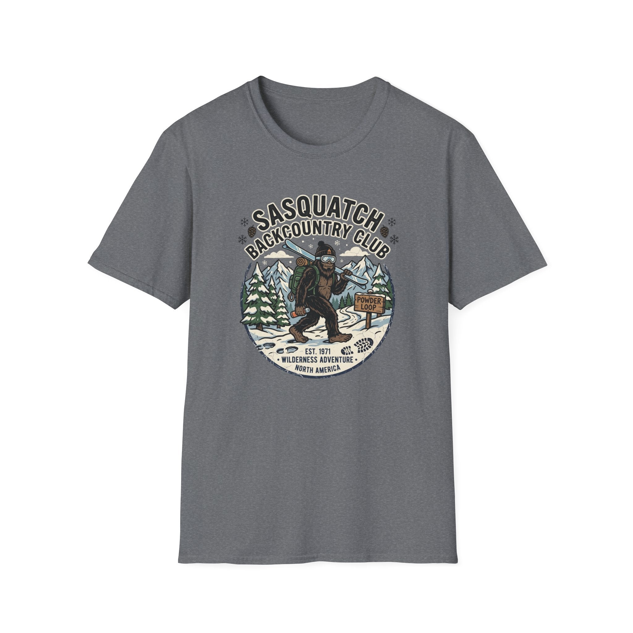 Bigfoot Backcountry Ski T‑Shirt