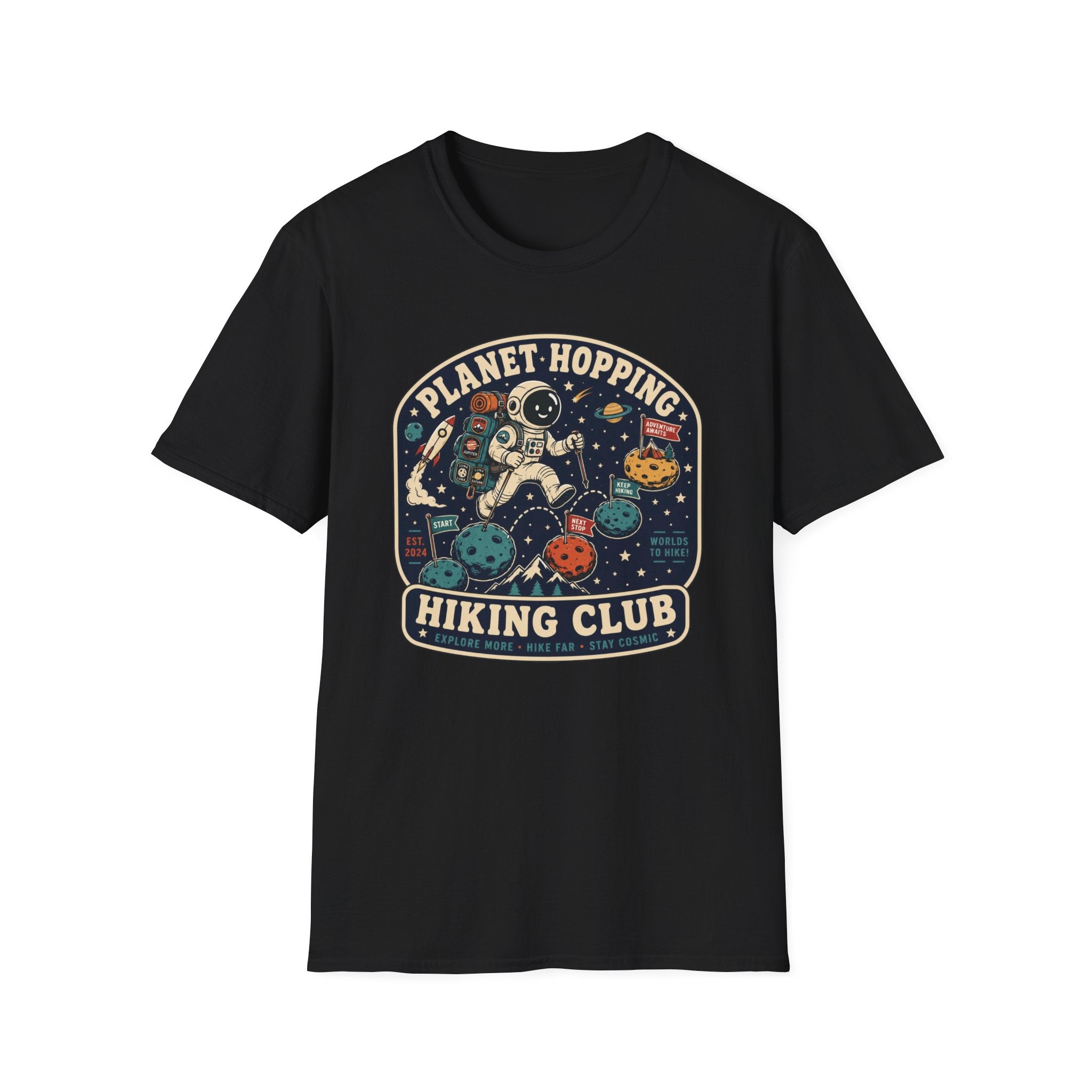 Planet Hopping Hiking Club T‑Shirt