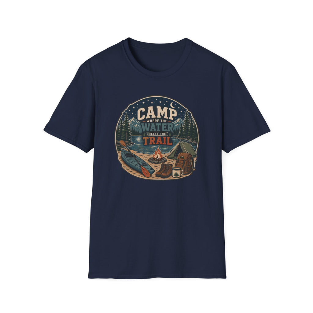 Camp Where the Water Meets the Trail T‑Shirt