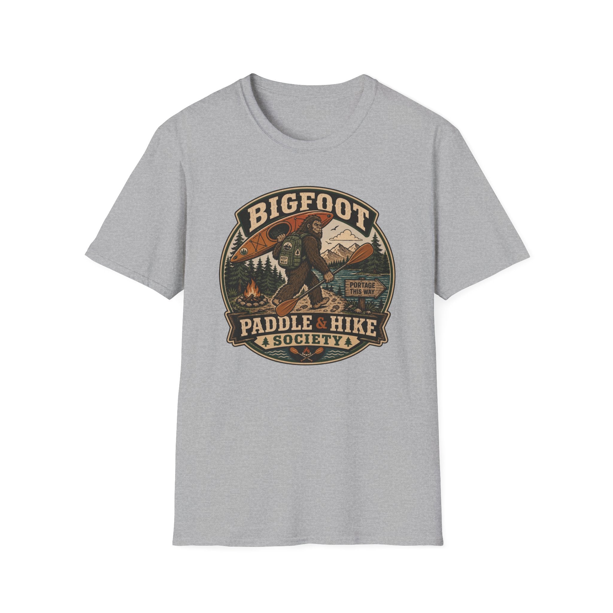Bigfoot Paddle & Hike Society T‑Shirt