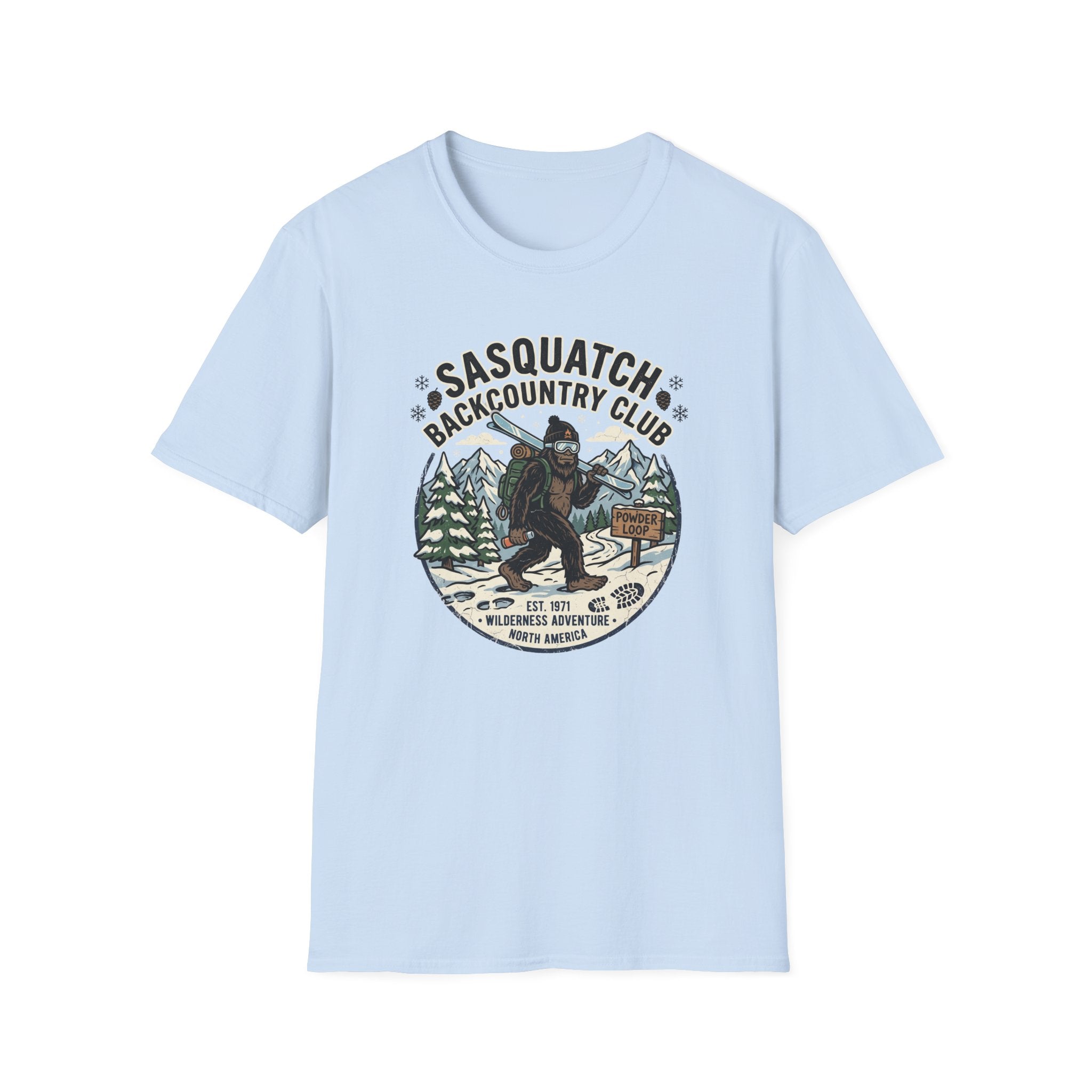 Bigfoot Backcountry Ski T‑Shirt