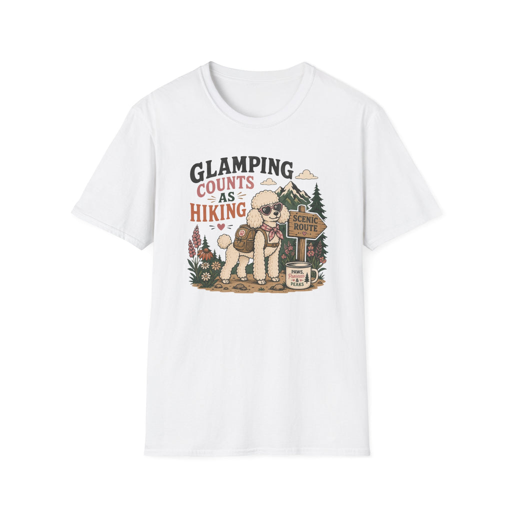 Glamping Counts as Hiking T‑Shirt