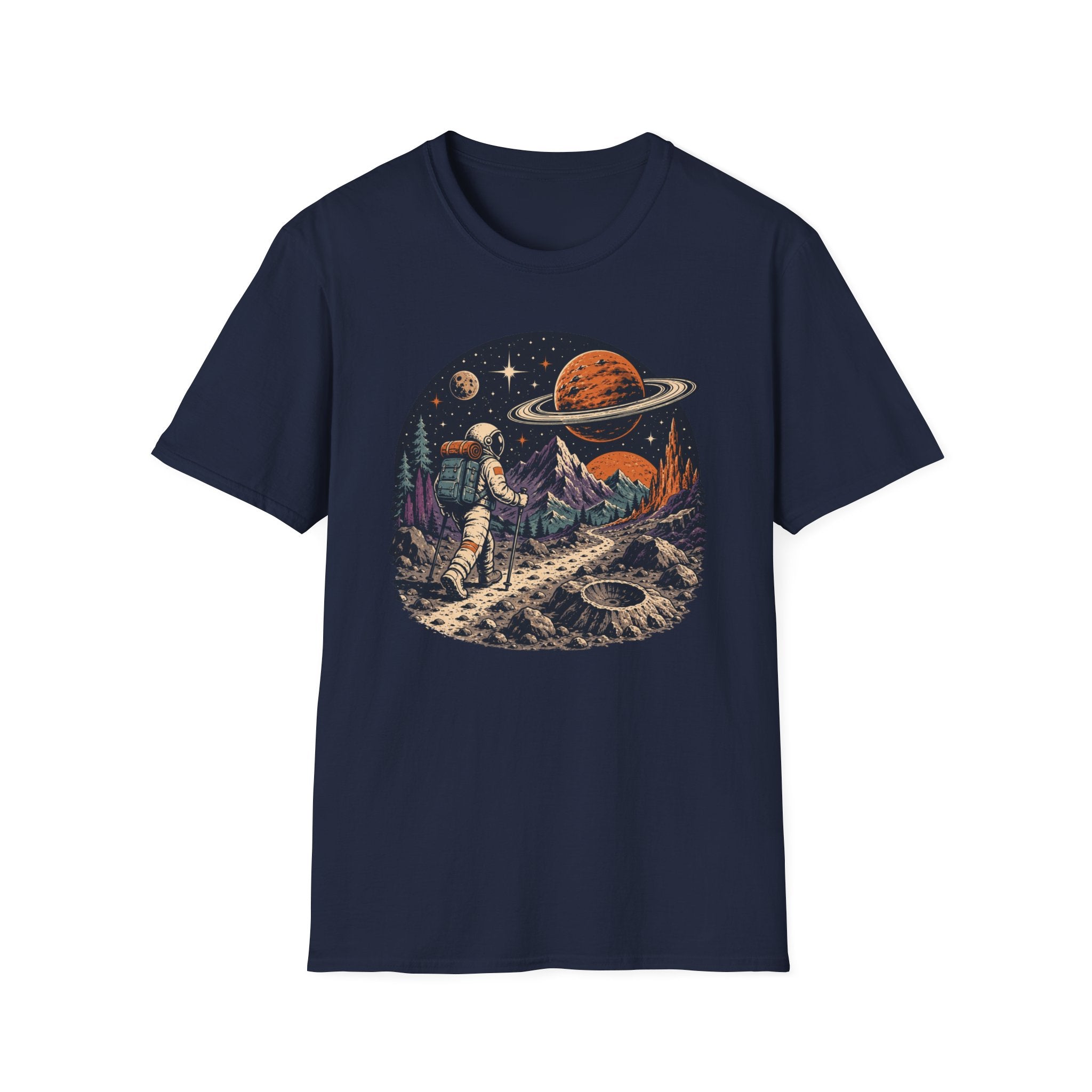 Space Hiker on Planet T‑Shirt