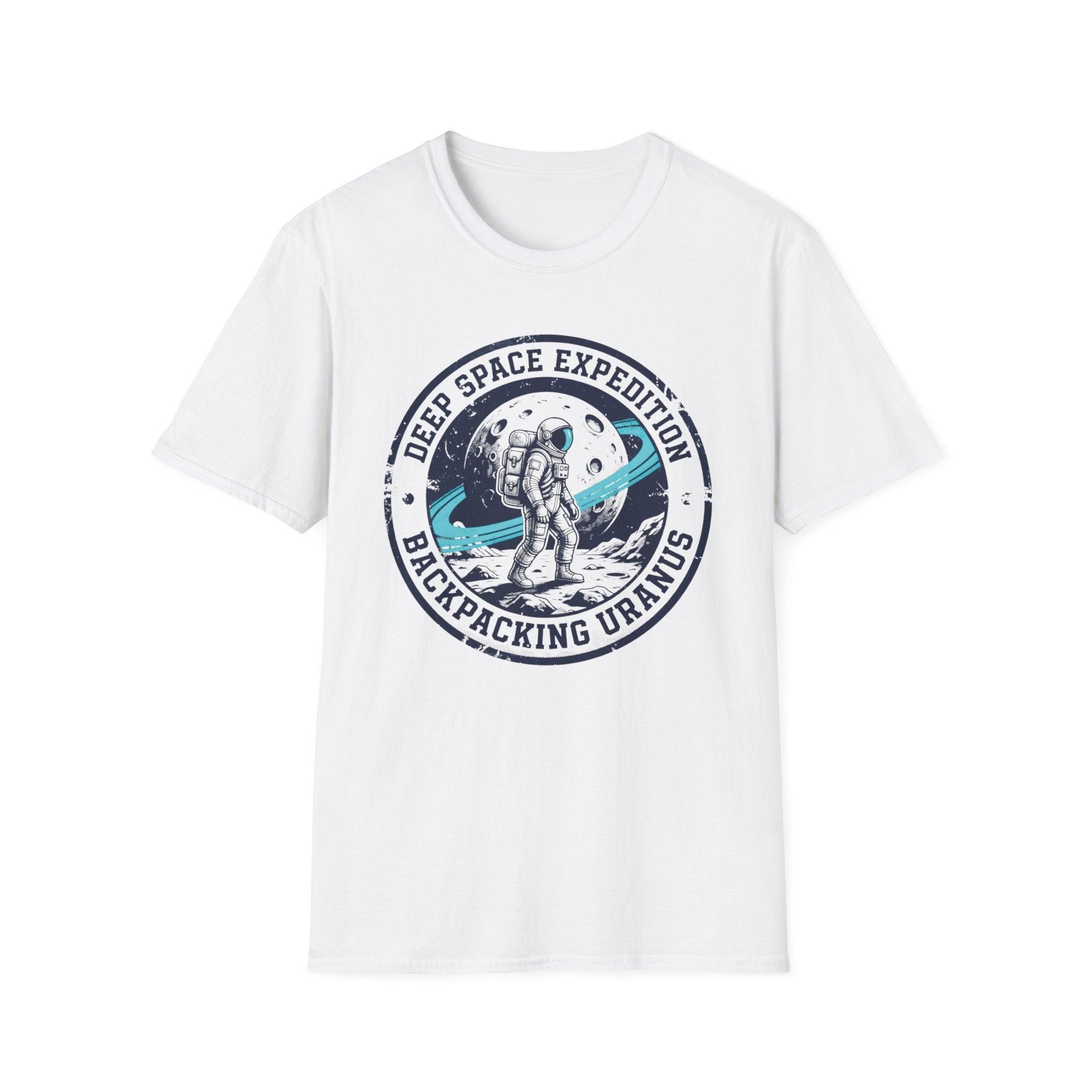 Deep Space Expedition Backpacking Uranus T‑Shirt