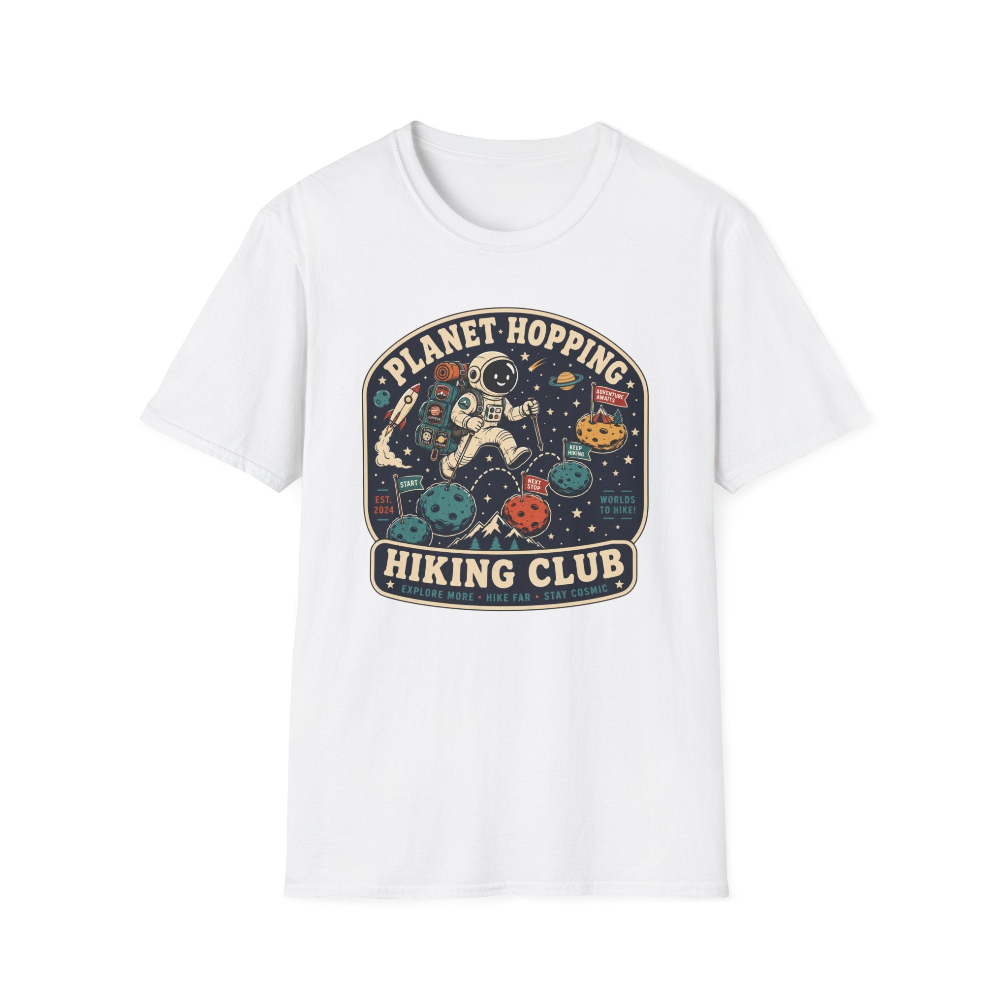 Planet Hopping Hiking Club T‑Shirt
