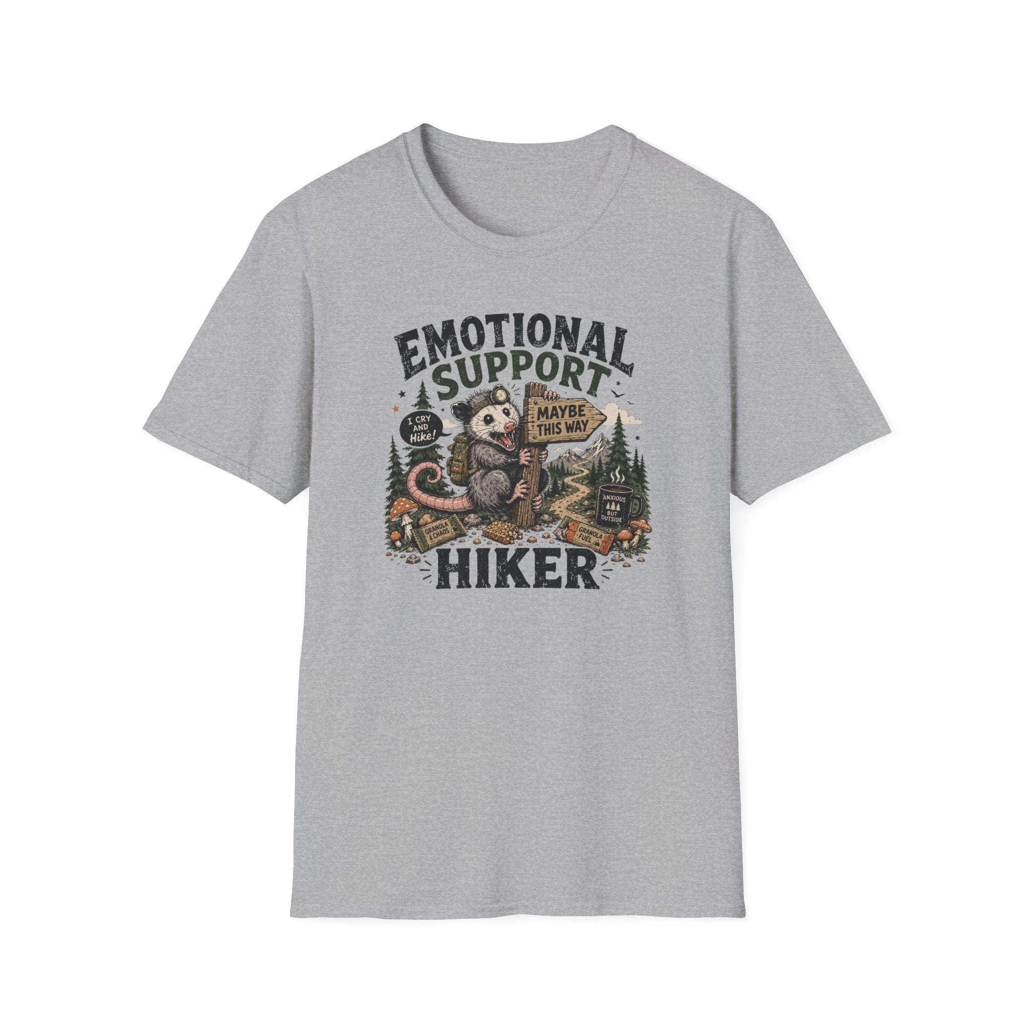 Emotional Support Hiker T‑Shirt