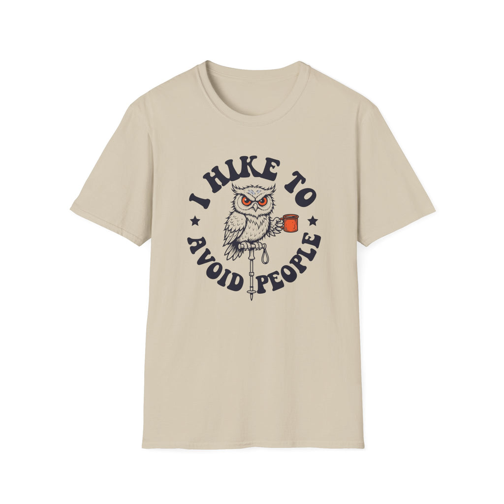 Owl I Hike to Avoid People T‑Shirt