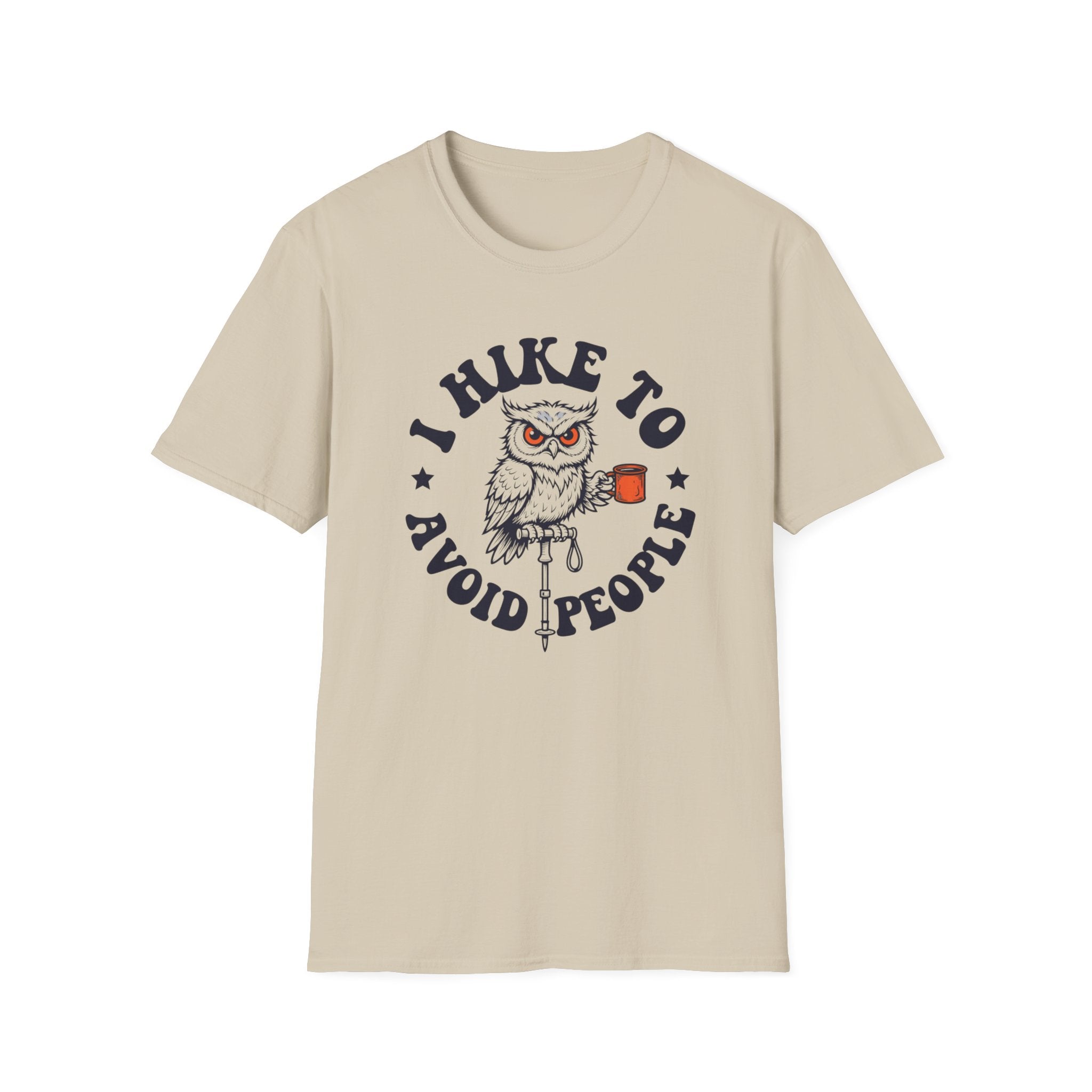 Owl I Hike to Avoid People T‑Shirt