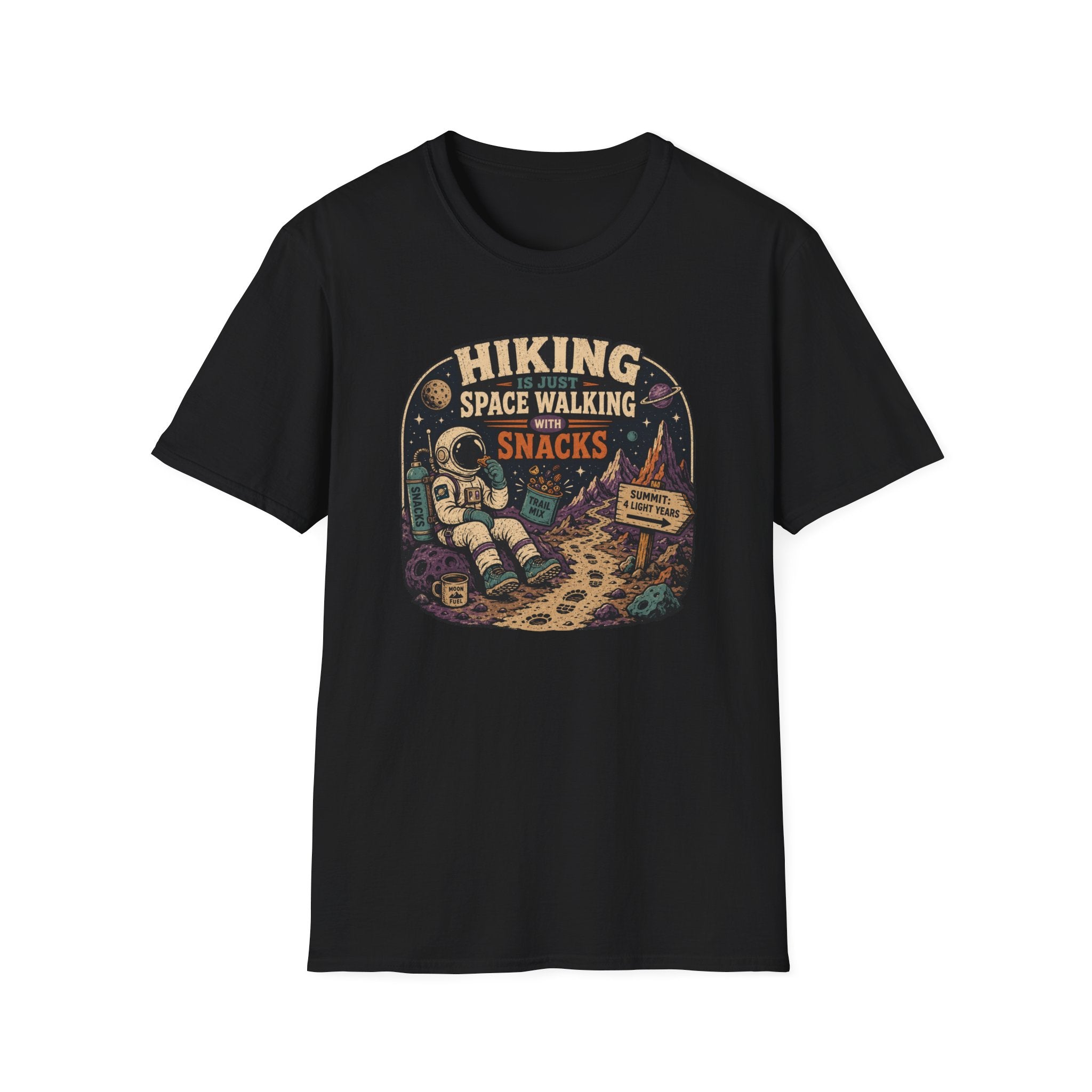 Hiking is Just Space Walking T‑Shirt