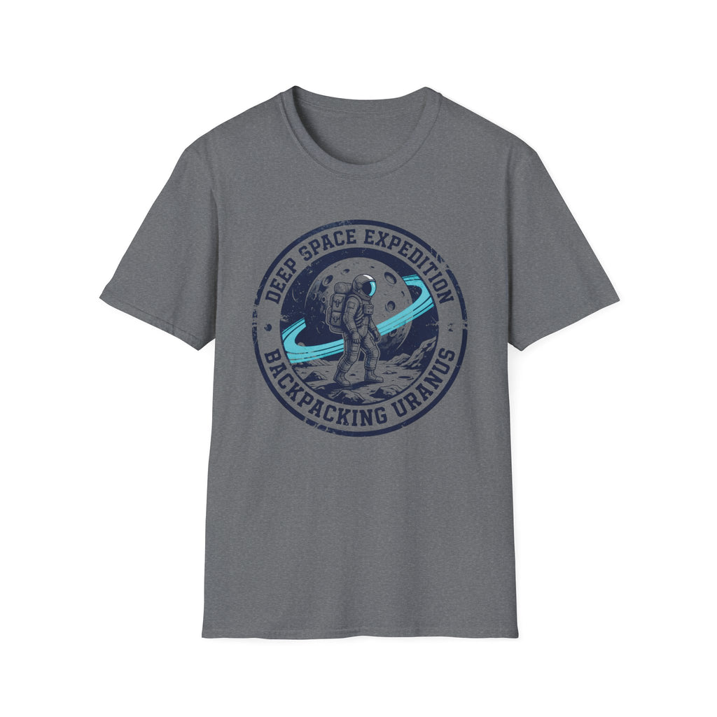 Deep Space Expedition Backpacking Uranus T‑Shirt