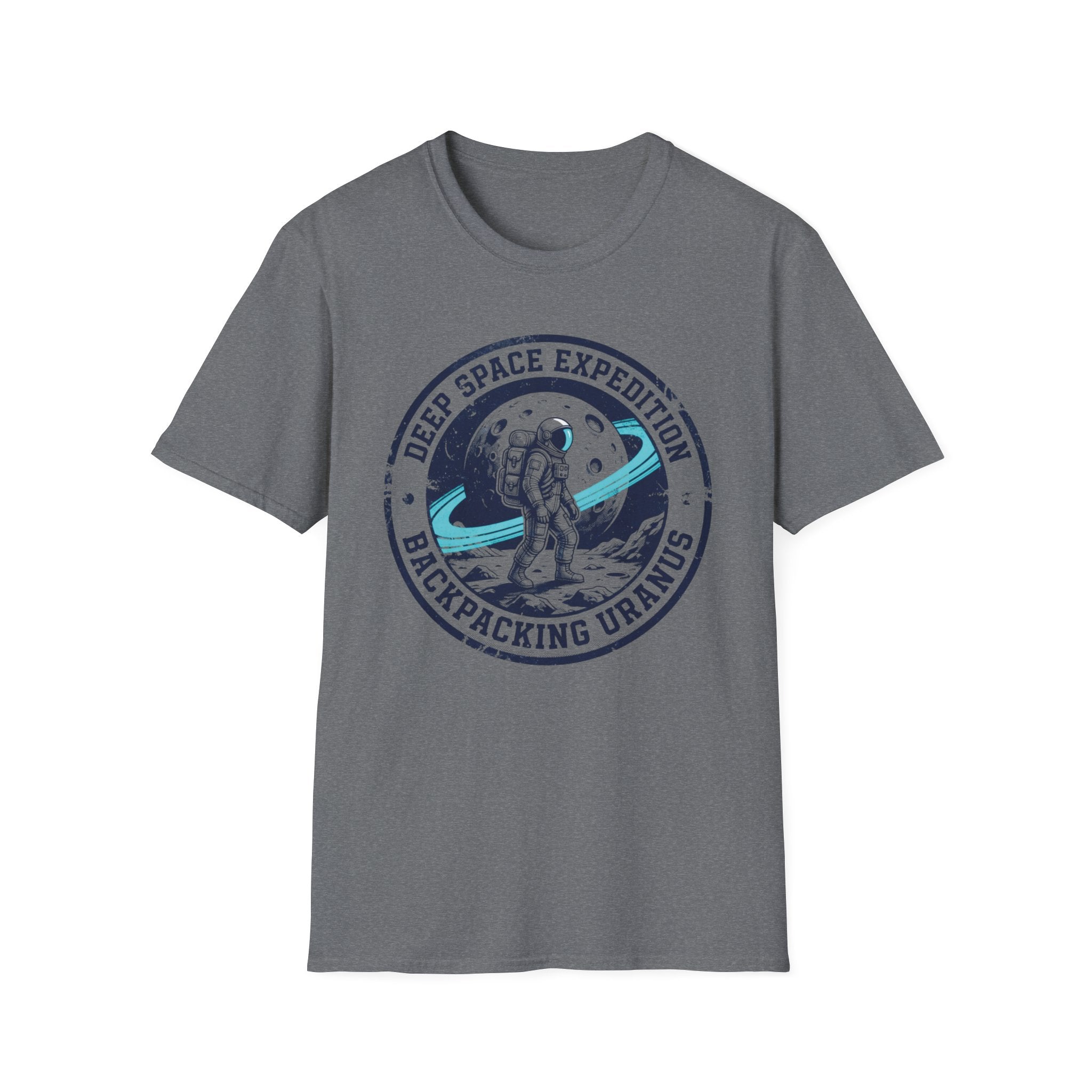 Deep Space Expedition Backpacking Uranus T‑Shirt